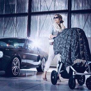 Little Dream Bird Car Seat / Stroller Cover Cute GOTH Steam Punk Baby